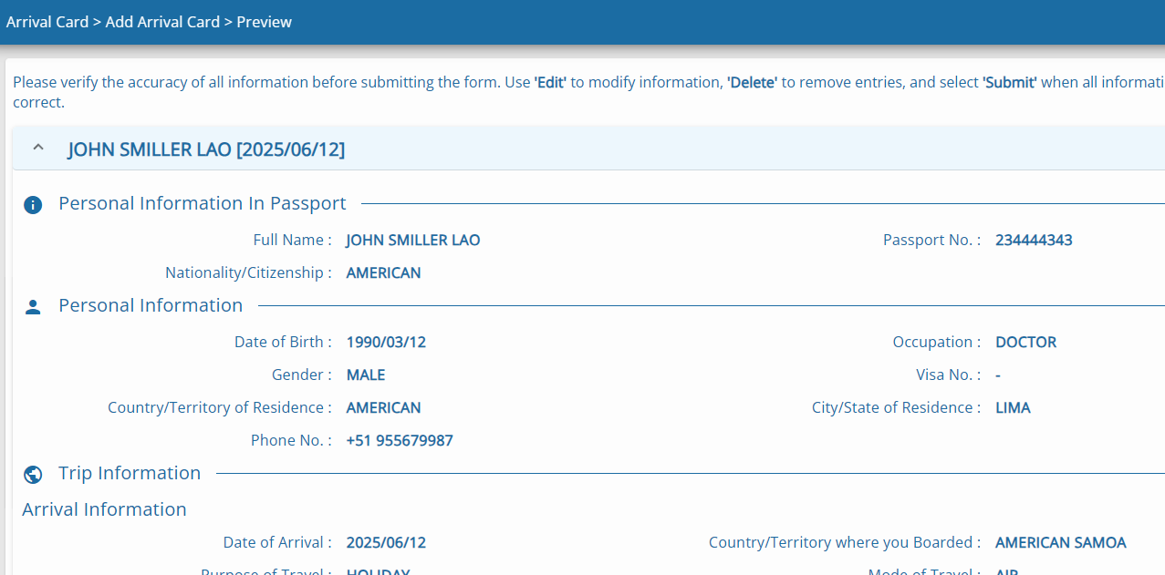 Thailand Visa On Arrival